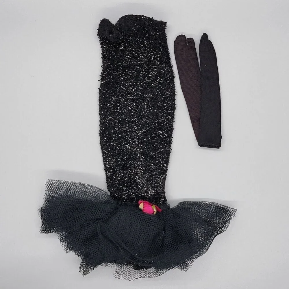 Vintage Barbie Solo In The Spotlight Dress & Gloves #982 Outfit Set